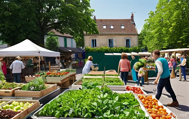 환경 관련 정부 지원 사업 활용 - **Sustainable Urban Mobility in a French City:** A vibrant street scene in a picturesque French city...