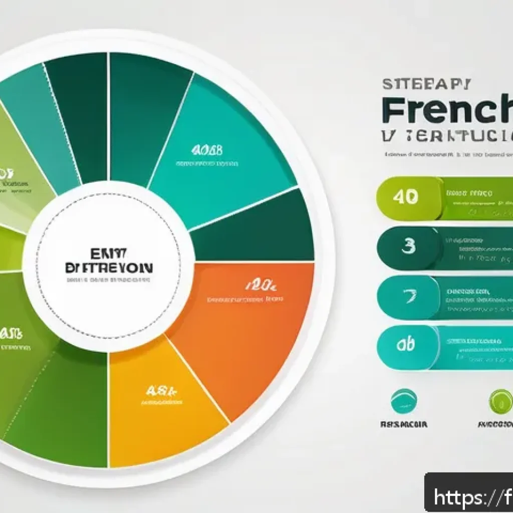 생태환경 관련 데이터 시각화 방법 - A detailed infographic showcasing environmental data visualization types for a French audience: a cl...