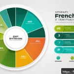 Home 23 생태환경 관련 데이터 시각화 방법 - A detailed infographic showcasing environmental data visualization types for a French audience: a cl...