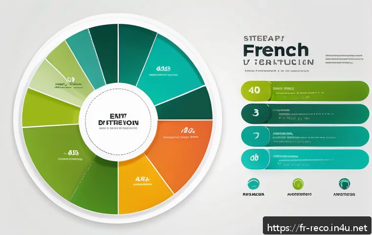 생태환경 관련 데이터 시각화 방법 - A detailed infographic showcasing environmental data visualization types for a French audience: a cl...